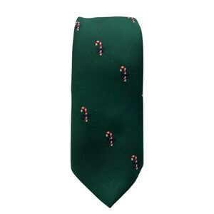 Wroxton Christmas Necktie Candy Cane Holiday Party Polyester Tie‎ B14Q